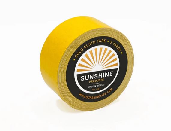 Gold Cloth Tape 1" x 3Yard (2,74metri)