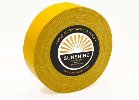 Gold Cloth Tape 1" x 12Yard  (10,97 metri)